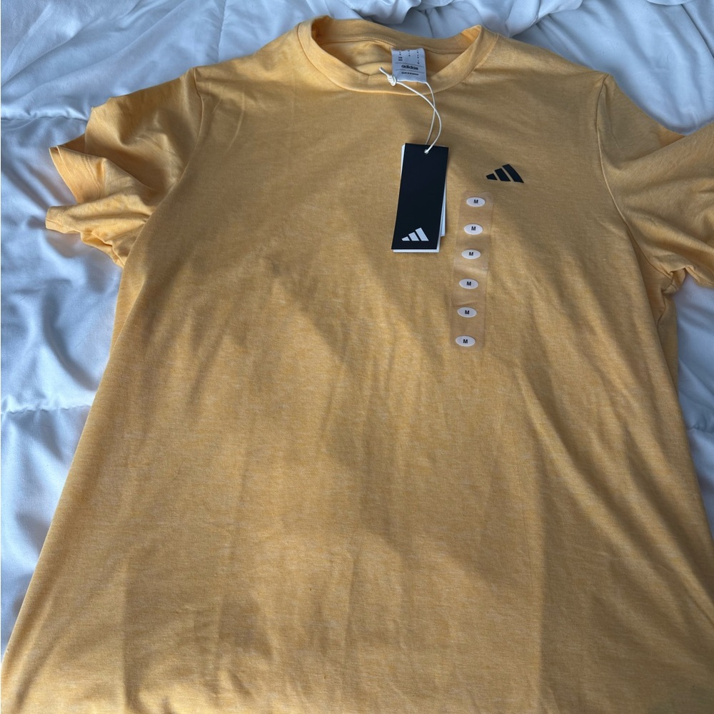 Adidas Men's Yellow and Red T-Shirts